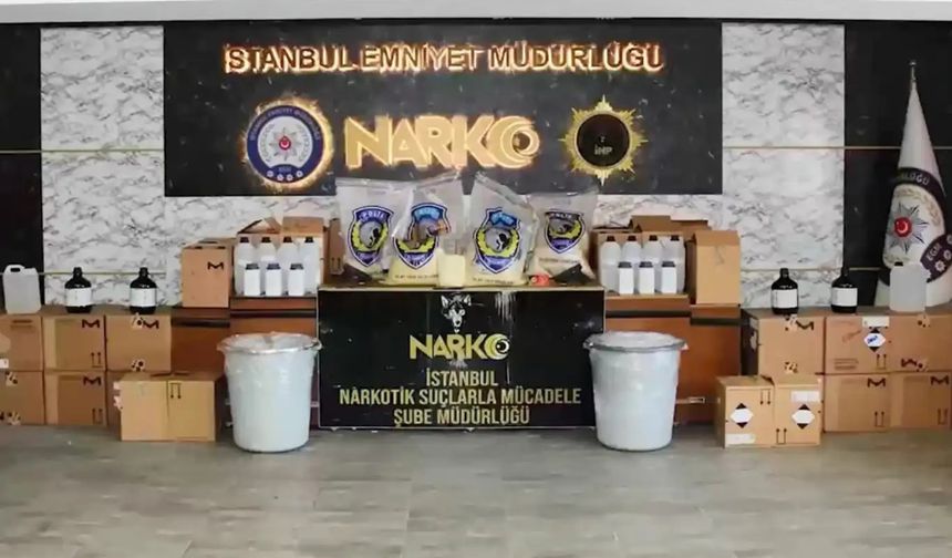 İstanbul'da uyuşturucu operasyonu: 512 kg uyuşturucu madde ele geçirildi