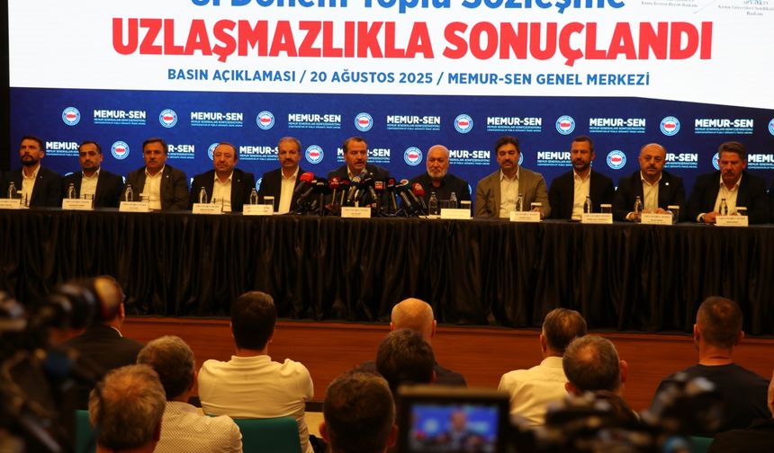 Memur-Sen: Uzlaşmazlığın sebebi kamu işvereninin çözümsüz tavrıdır