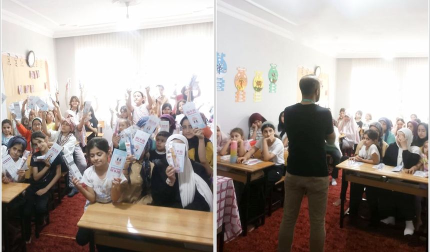 Sağlık eğitimleriyle bilinçli nesiller yetişiyor
