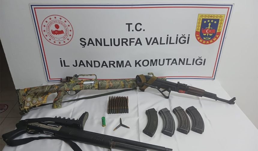 Şanlıurfa’da ruhsatsız silah operasyonu: 7 gözaltı