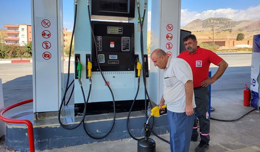 Batman'da akaryakıt ve LPG istasyonlarına denetim