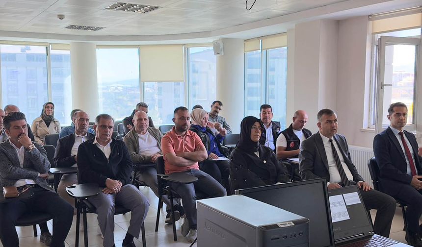 Bingöl’de afet zarar tespit eğitimi düzenlendi