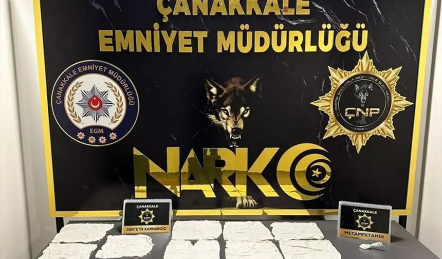 Çanakkale'de uyuşturucu operasyonu: 2 tutuklama