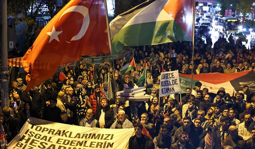 İşgal konsolosluğunda "Özgürlük Filosu" eylemi