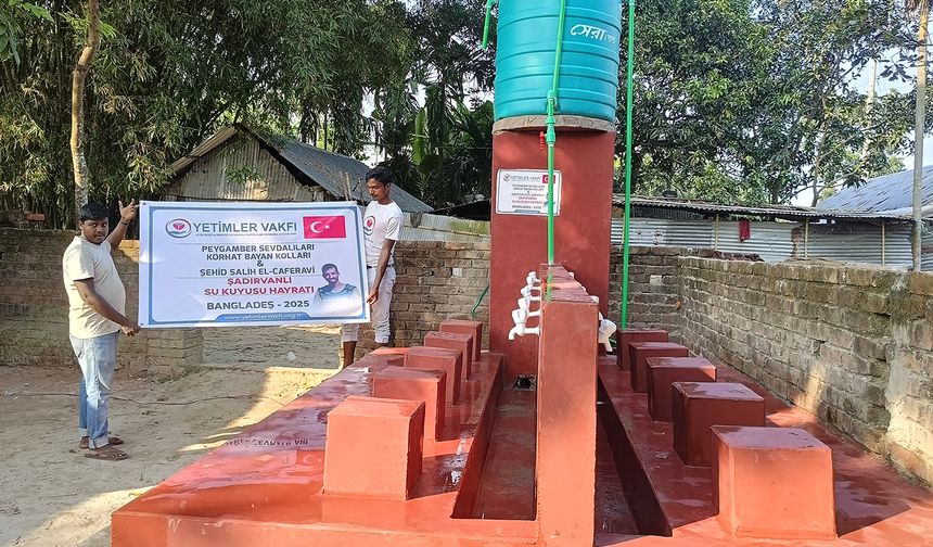 Yetimler Vakfı, Şehid Salih El Caferavi'nin vasiyetini Bangladeş'te gerçekleştirdi