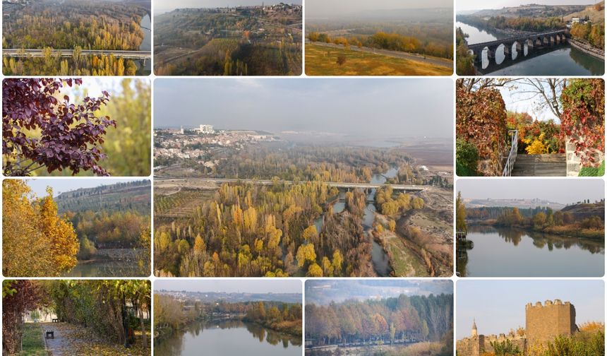 Diyarbakır'da sonbahar renkleri şehri süsledi