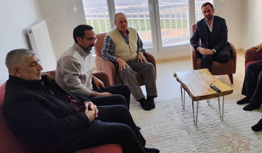 HÜDA PAR’dan pitbull saldırısına uğrayan aileye ziyaret