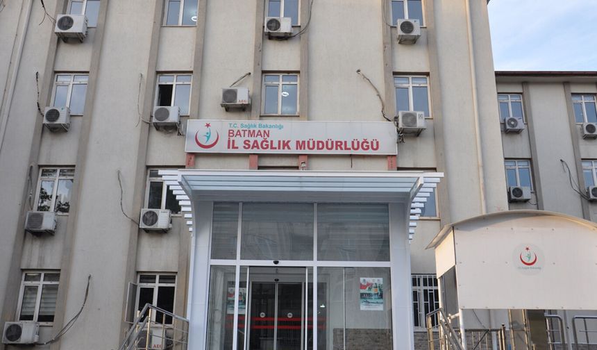 Batman İl Sağlık Müdürlüğü 2025 hizmet verilerini açıkladı