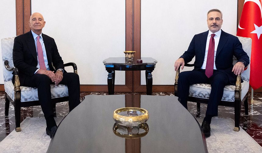 Dışişleri Bakanı Fidan, ABD’nin Ankara Büyükelçisi Barrack’ı kabul etti