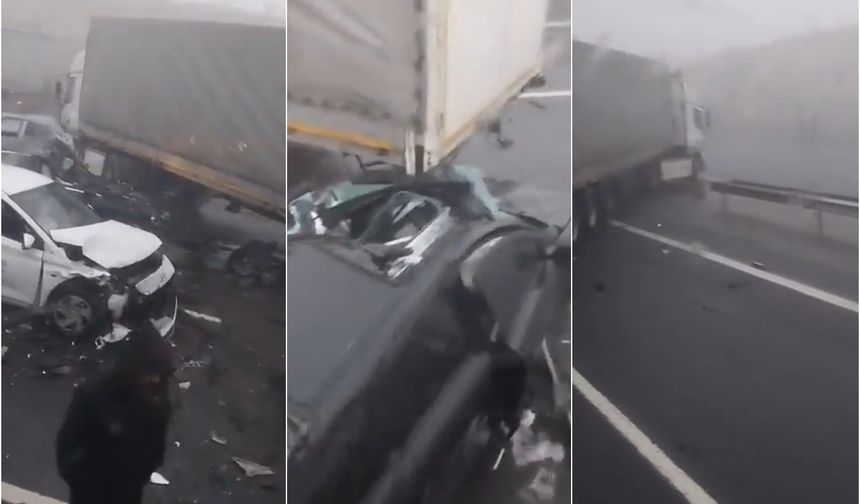 Gaziantep'te zincirleme kaza: 2 ölü, çok sayıda yaralı