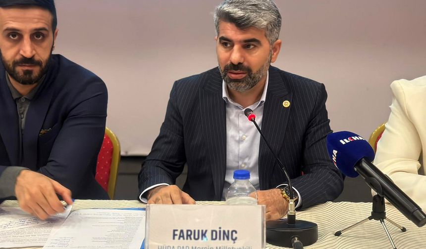 HÜDA PAR Milletvekili Dinç: Zehir tacirleri terör örgütleri kadar tehlikelidir