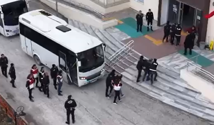 Konya’da organize suç örgütüne oeprasyon: 25 şüpheli tutuklandı