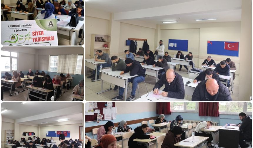 Rize’de “Siyer Yarışması”na yoğun ilgi 