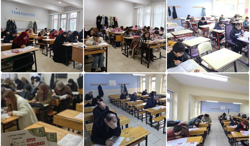 Trabzon’da Peygamber sevgisi “Siyer Yarışması”nda buluştu