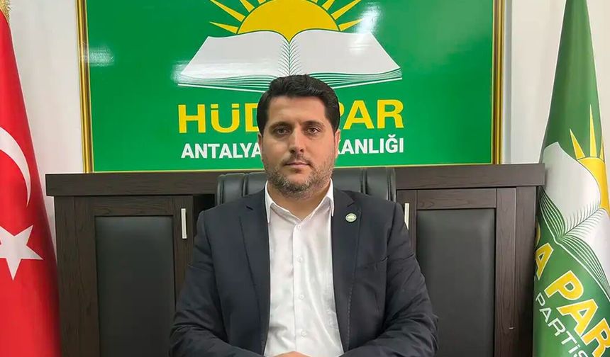 HÜDA PAR Antalya İl Başkanı Durmaz: Bayramı vesile kılarak zulümlerin sona ermesi için dualar edelim